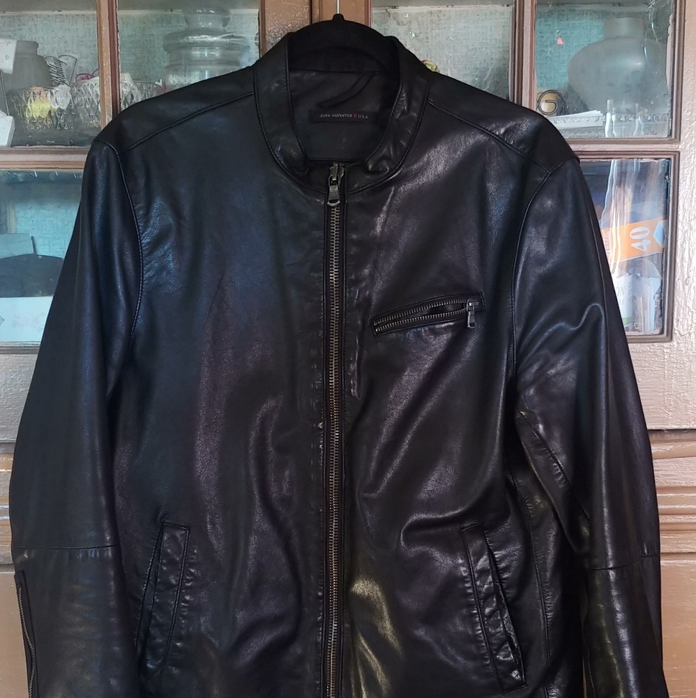 John Varvatos Leather Jacket